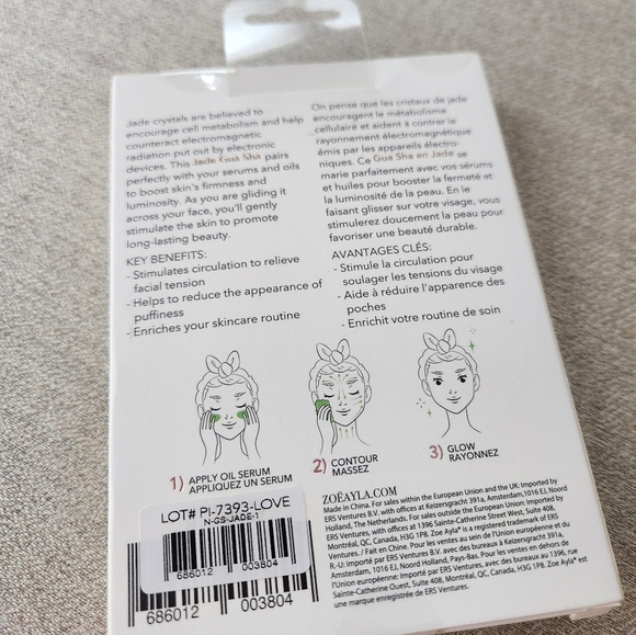 3/$20 Zoe Ayla Jade Gua Sha BNIB - Picture 2 of 2
